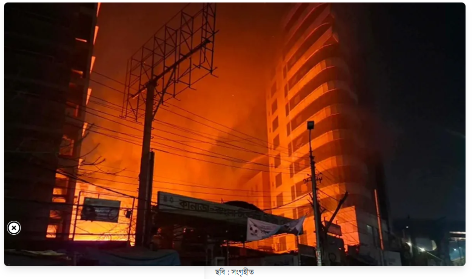 Fire at Karwan Bazar