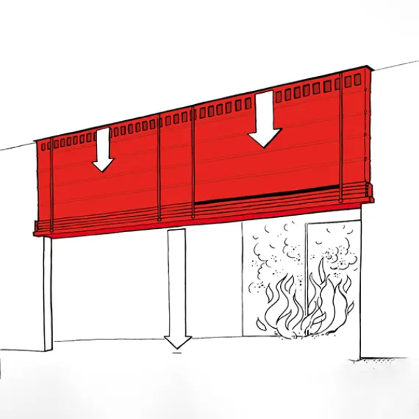 AUTOMATIC FIRE AND SMOKE CURTAIN